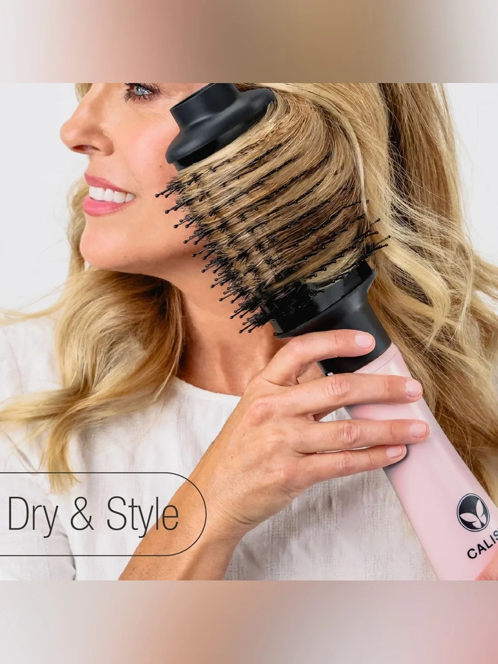 Calista StyleDryer Custom Blowout Pro Hot Air Brush Set w/ 2 Brush Attachments